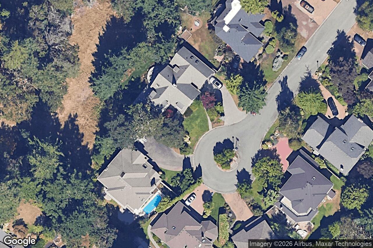 Aerial view of 3910 Gibson Crt, Saanich