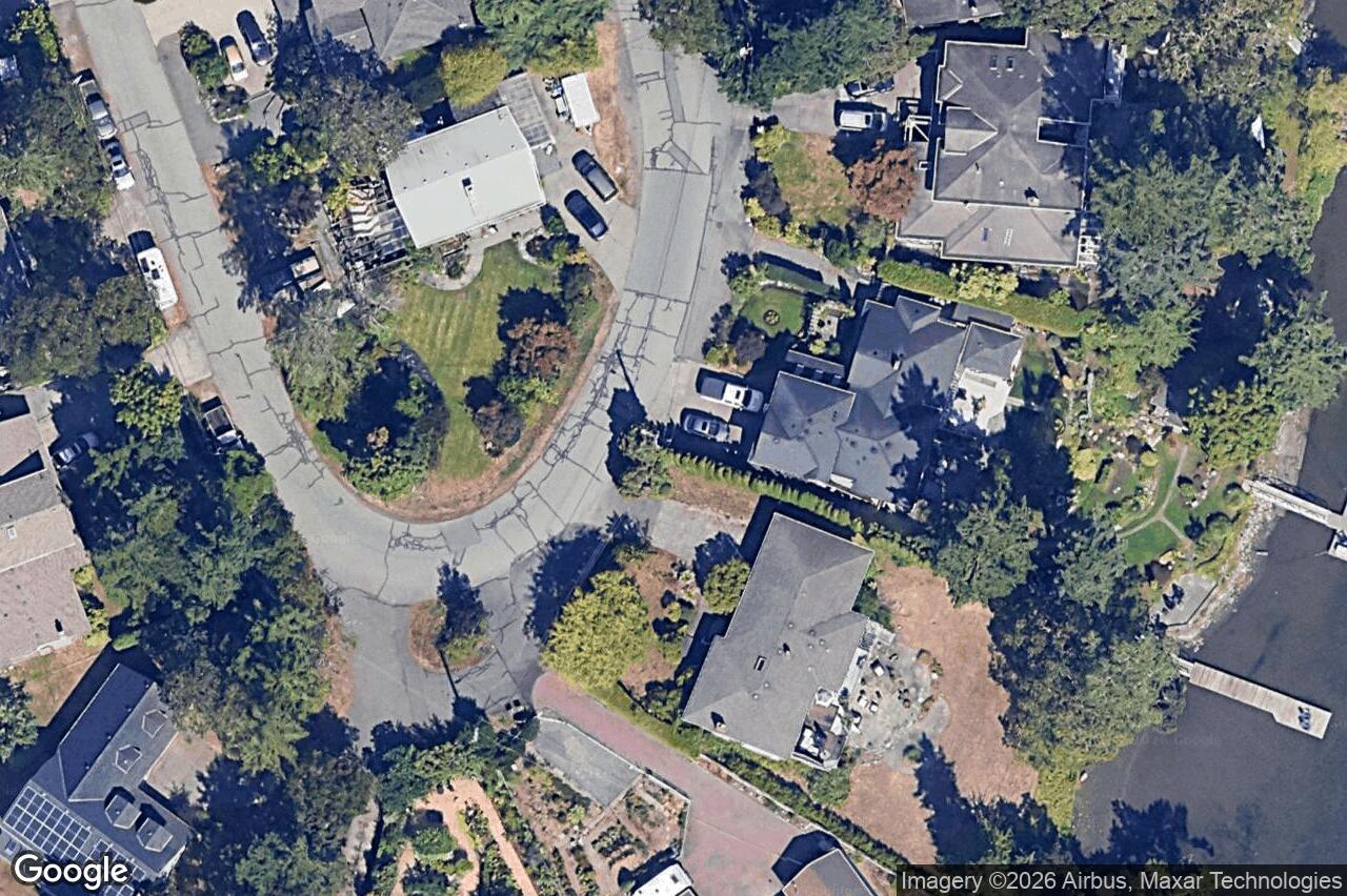 Aerial view of 107 Kingham Pl, View Royal