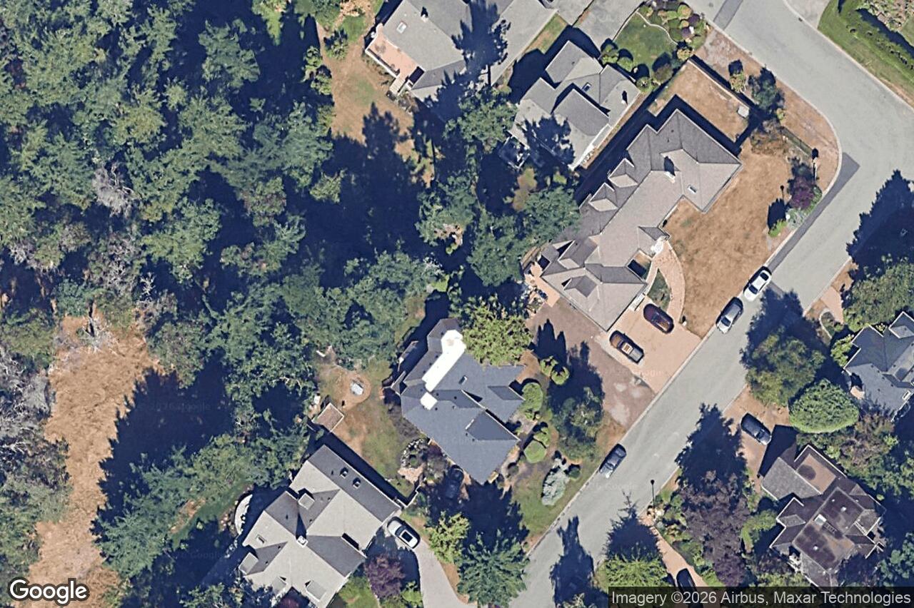 Aerial view of 3914 Gibson Crt, Saanich