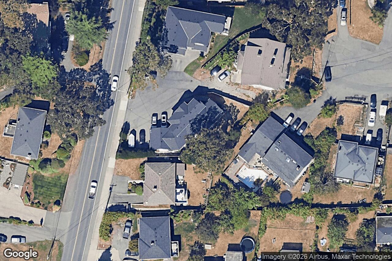 Aerial view of 3595 Cedar Hill Rd, Saanich