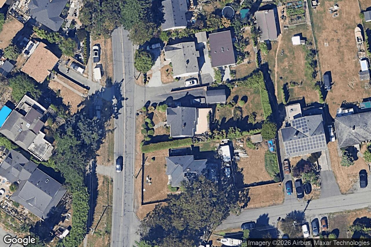 Aerial view of 3751 Saanich Rd, Saanich