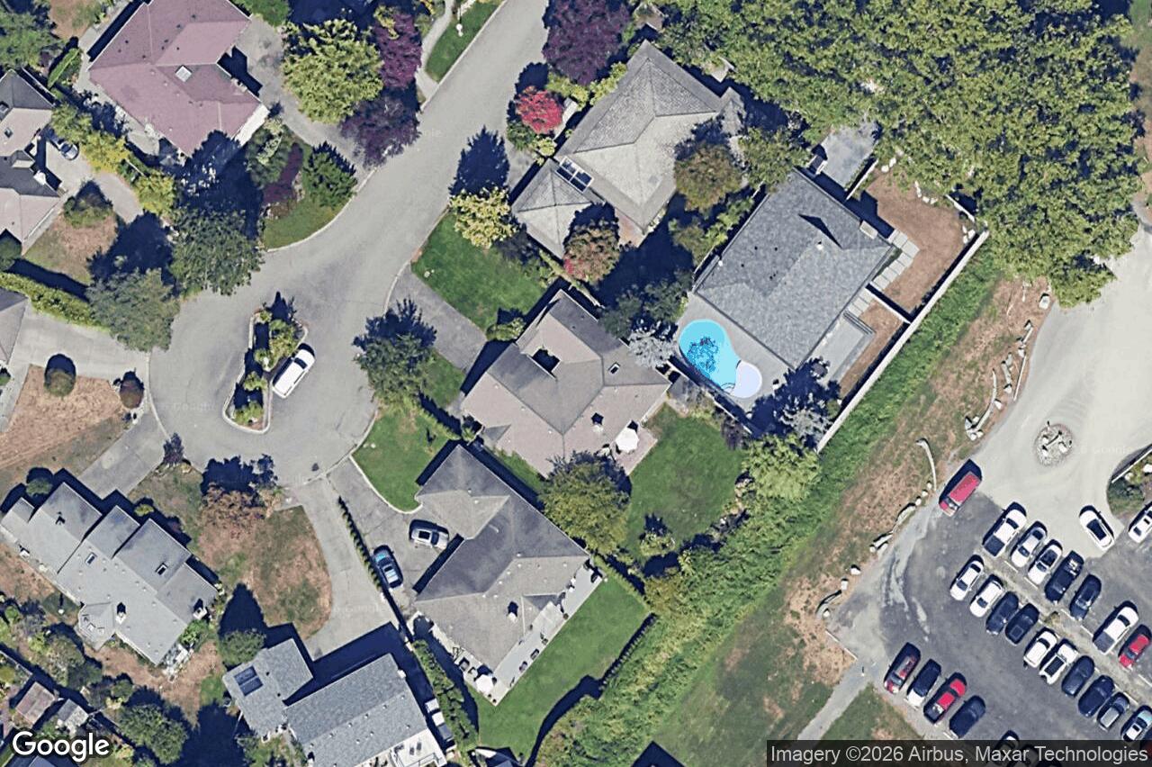 Aerial view of 3819 Beachview Pl, Saanich