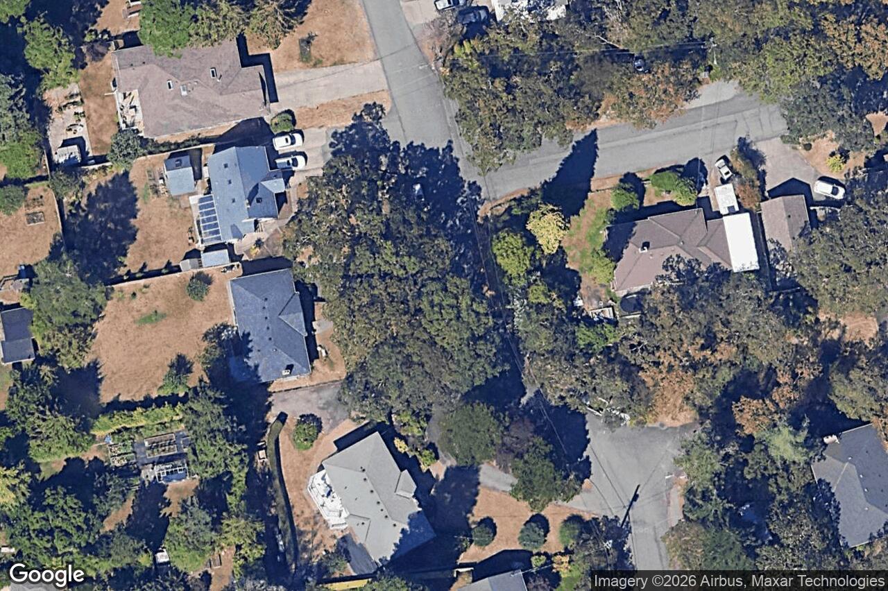 Aerial view of 3700 Kathleen St, Saanich
