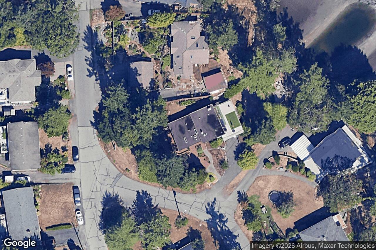 Aerial view of 66 Kingham Pl, View Royal
