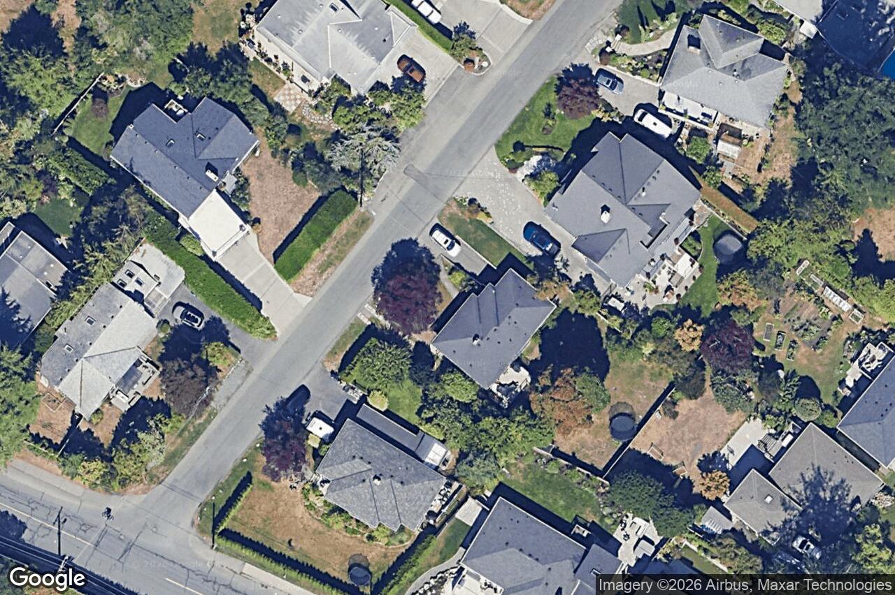 Aerial view of 3903 Lauder Rd, Saanich