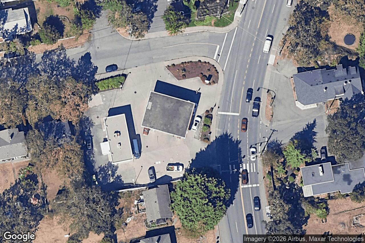 Aerial view of 101 – 3800 Quadra St, Saanich