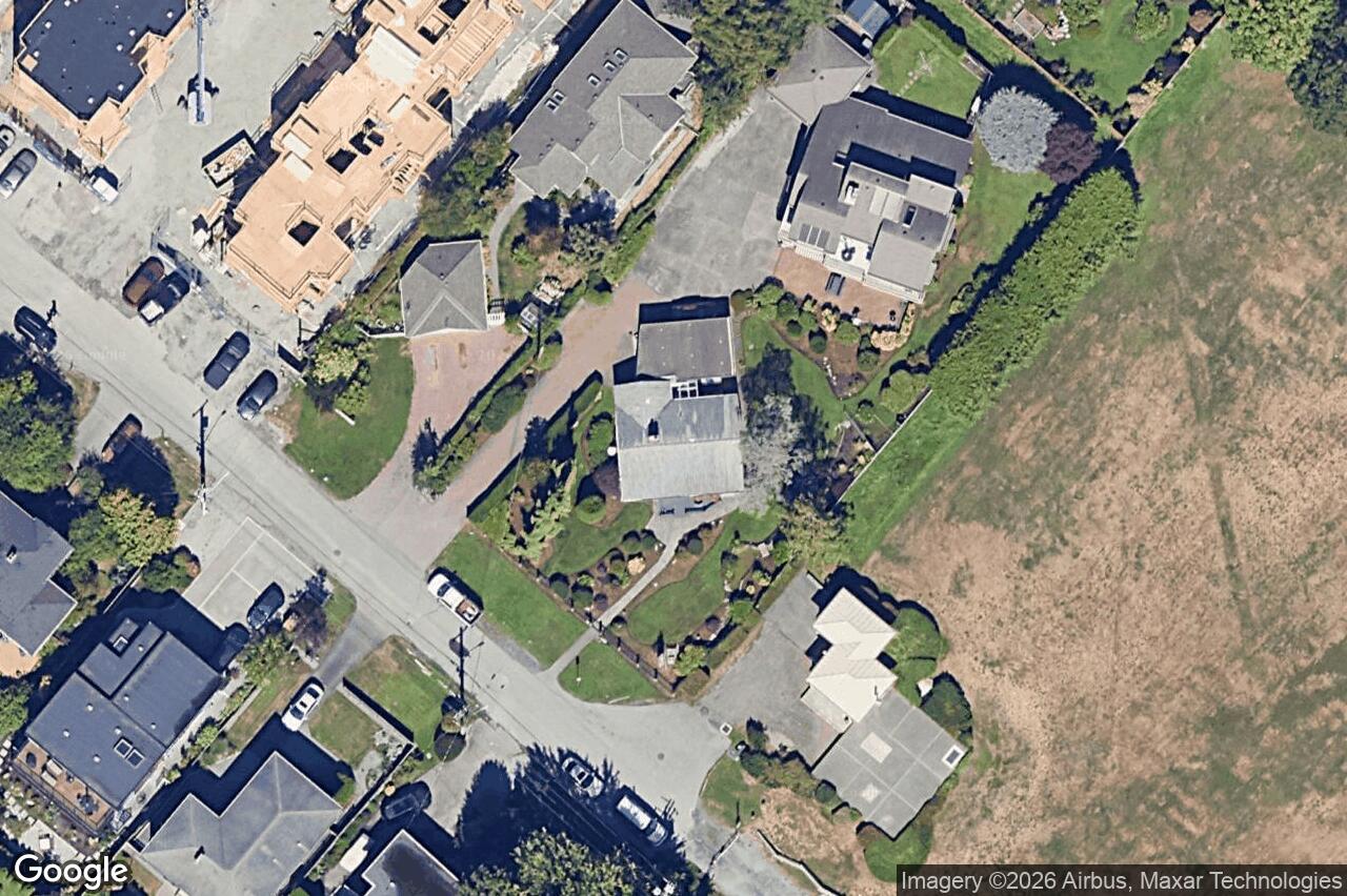 Aerial view of 2608 Penrhyn St, Saanich
