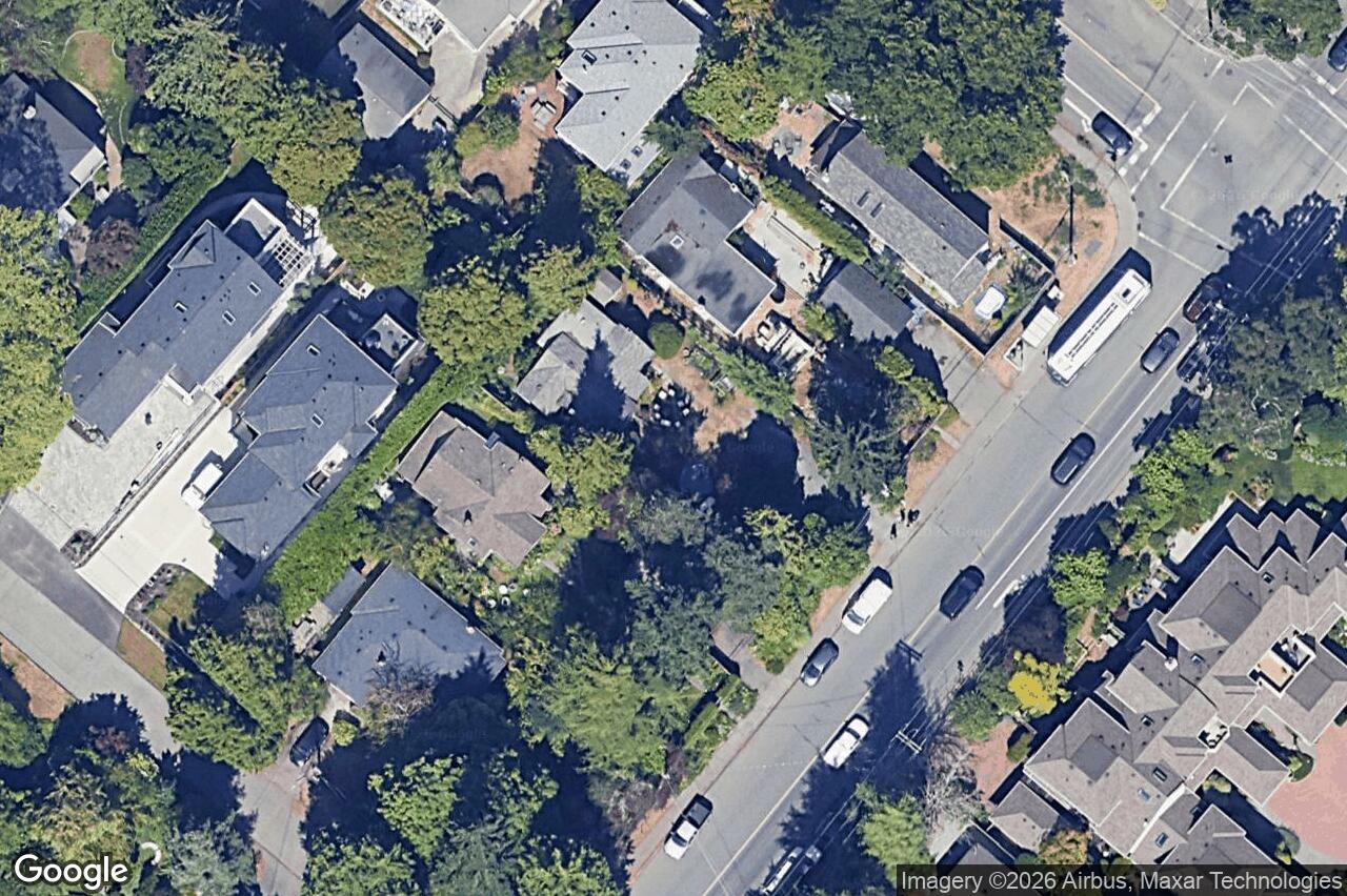 Aerial view of 3818 Cadboro Bay Rd, Saanich