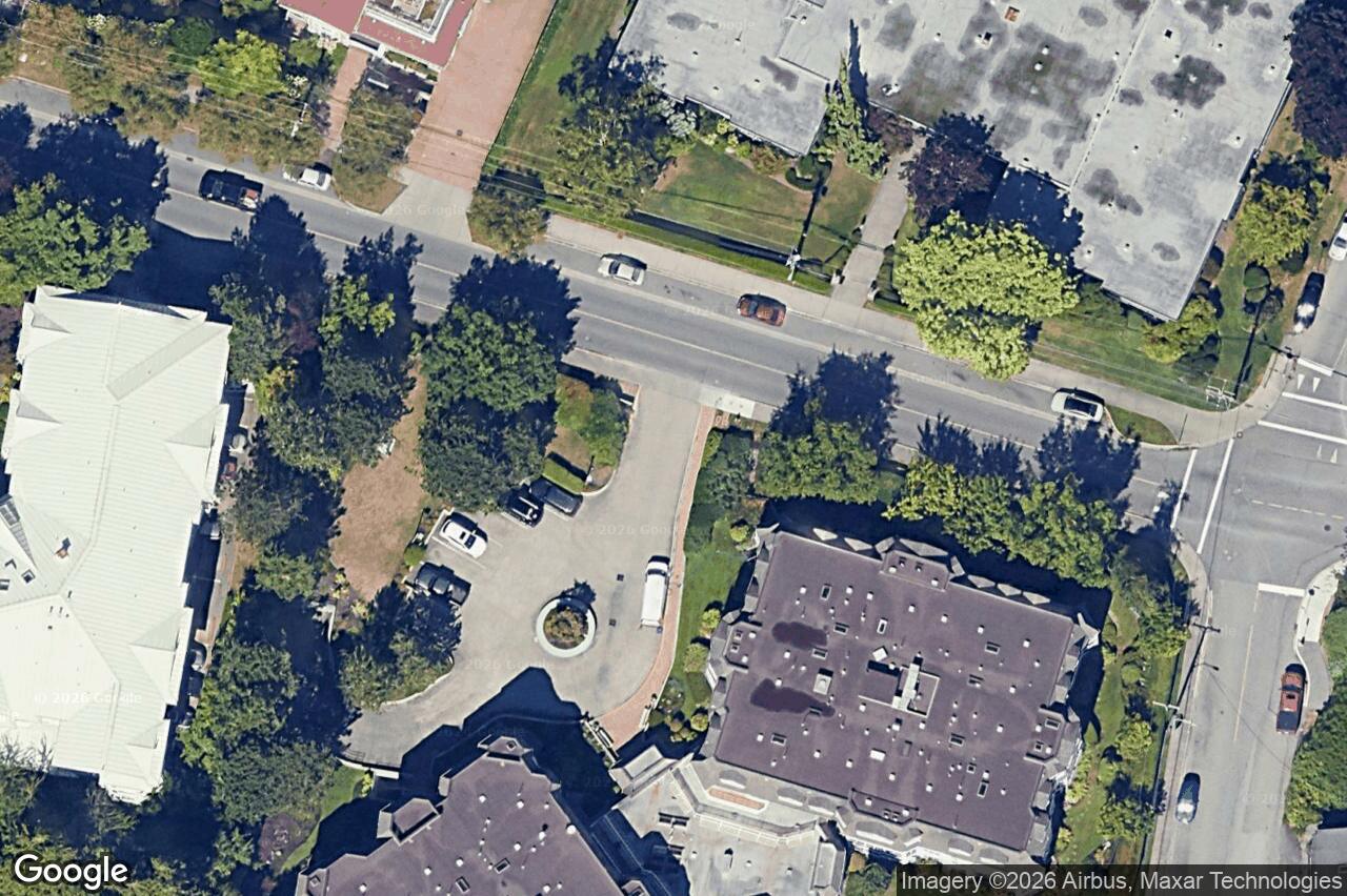 Aerial view of 301 – 1521 Church Ave, Saanich