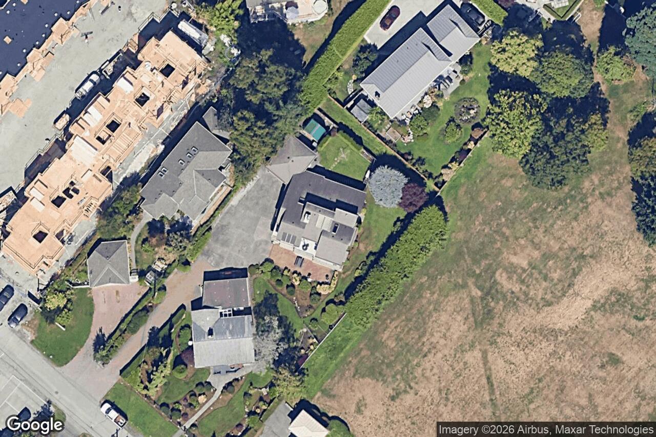 Aerial view of 2604 Penrhyn St, Saanich