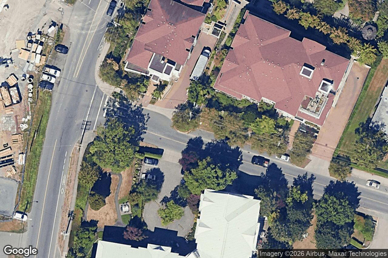 Aerial view of 203 – 1514 Church Ave, Saanich