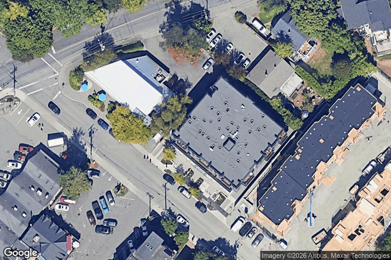 Aerial view of 202 – 2580 Penrhyn St, Saanich