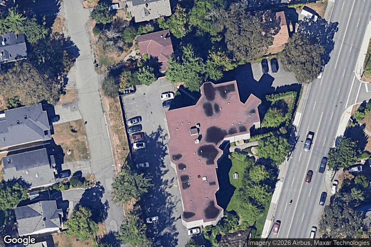 Aerial view of 405 – 3800 Quadra St, Saanich