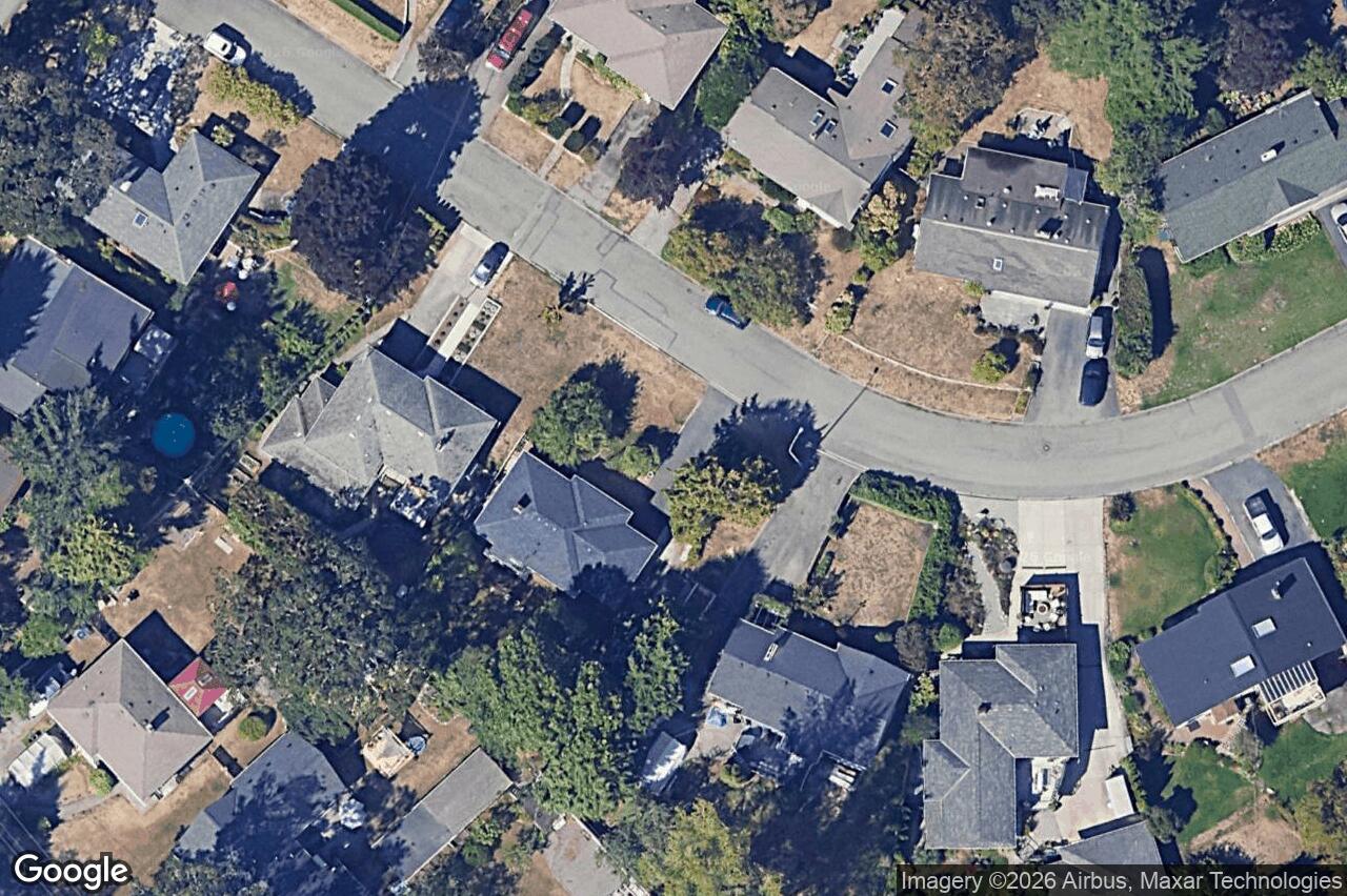 Aerial view of 667 Jones Terr, Saanich