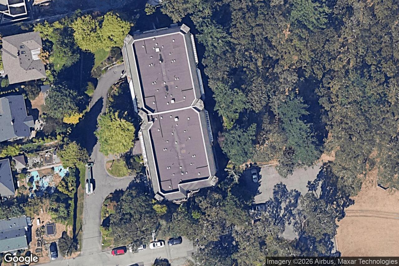 Aerial view of 304 – 1106 Glenora Pl, Saanich