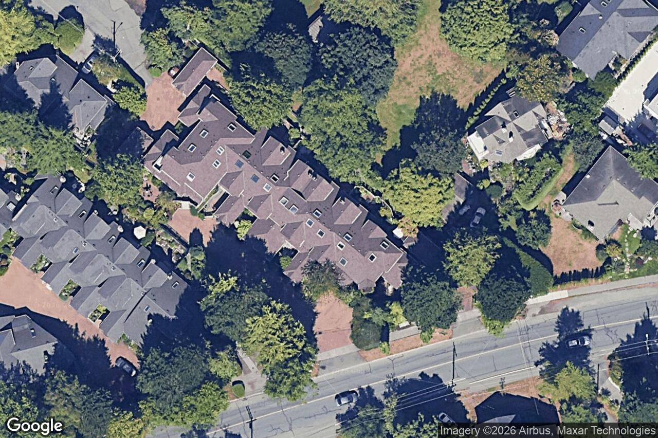 Aerial view of 1 – 3860 Cadboro Bay Rd, Saanich
