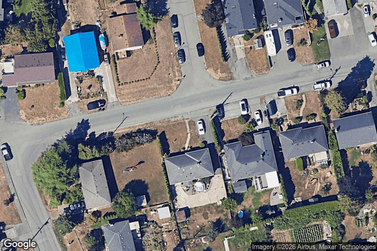 Aerial view of 503 Whiteside St, Saanich
