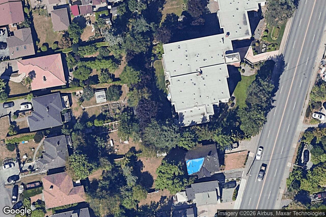 Aerial view of 208 – 3880 Quadra St, Saanich