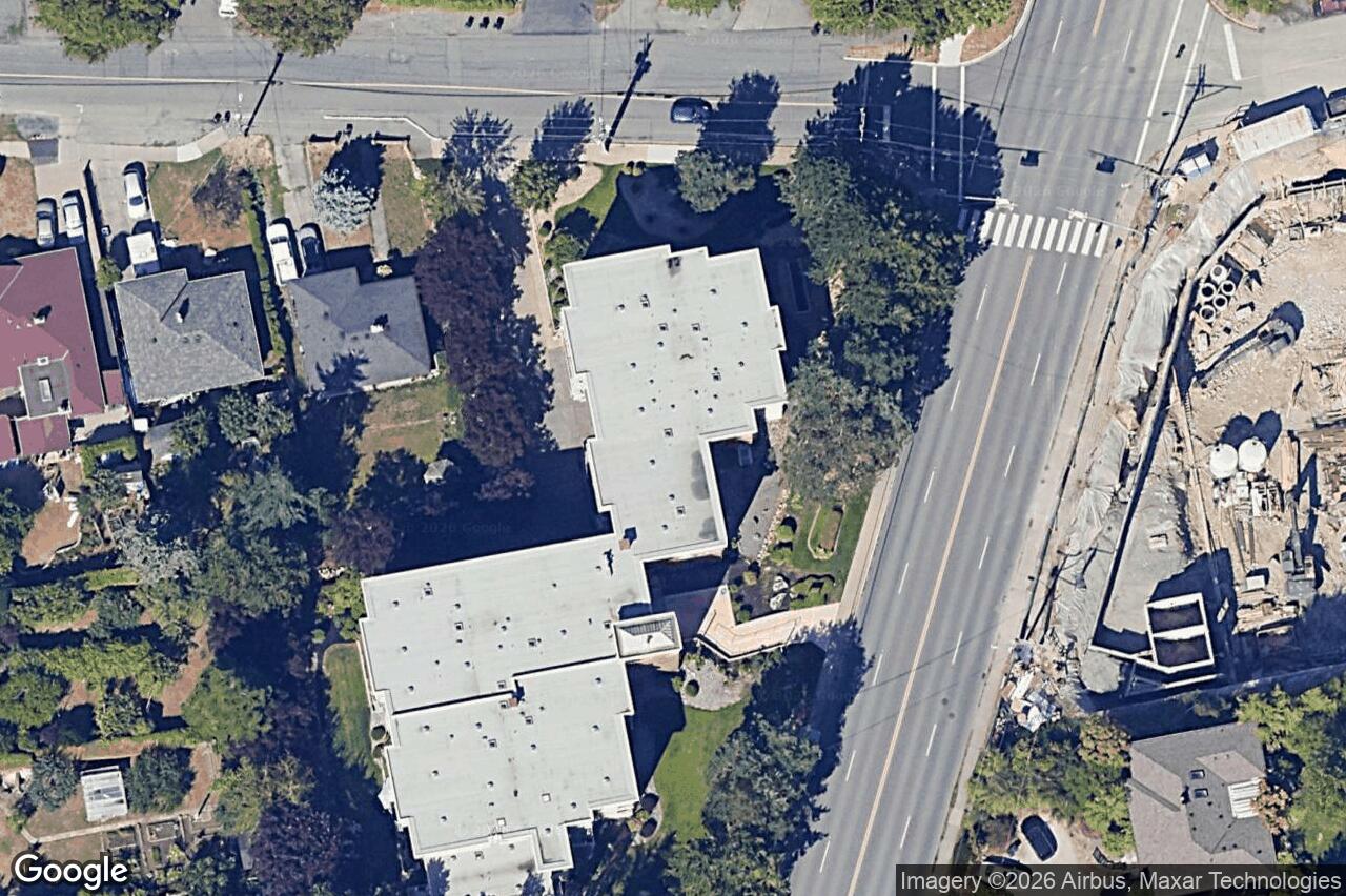 Aerial view of 407 – 3880 Quadra St, Saanich