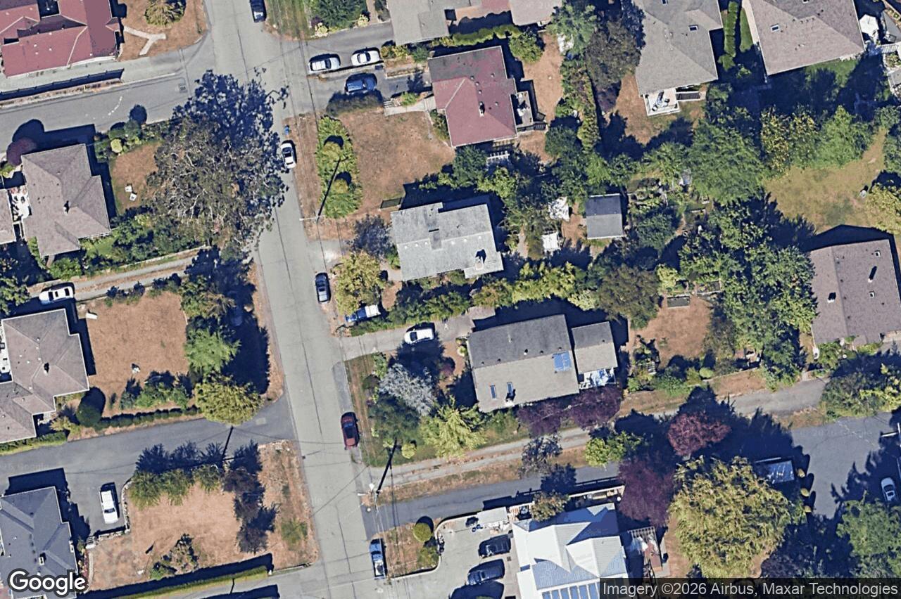 Aerial view of 3811 Epsom Dr, Saanich