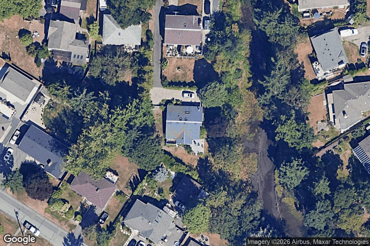 Aerial view of 156 St. Giles St, View Royal
