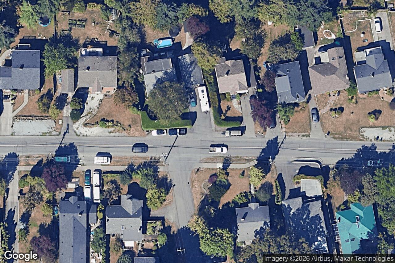 Aerial view of 1000 Lodge Ave, Saanich