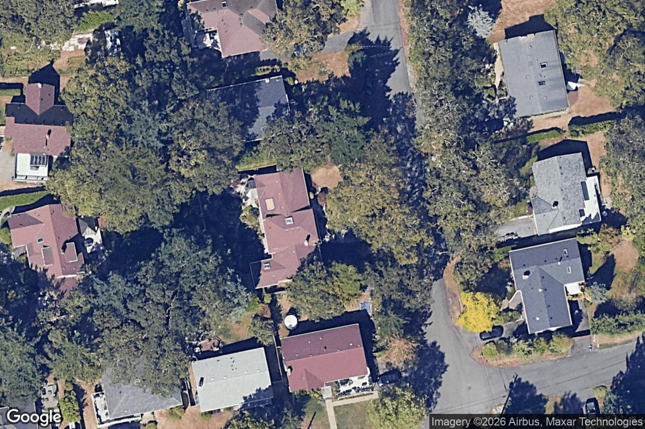 Aerial view of 3832 Persimmon Dr, Saanich
