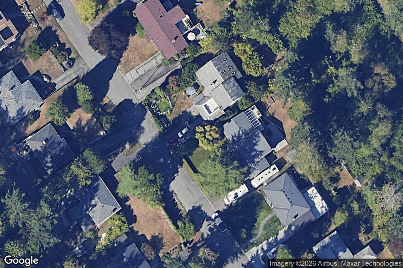 Aerial view of 3405 Rolston Cres, Saanich