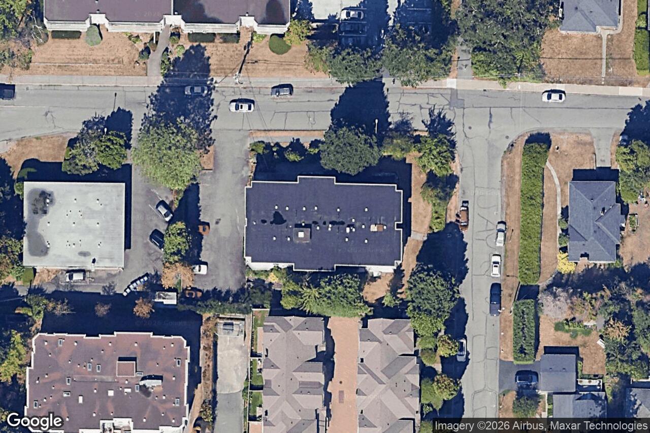 Aerial view of 204 – 1597 Midgard Ave, Saanich