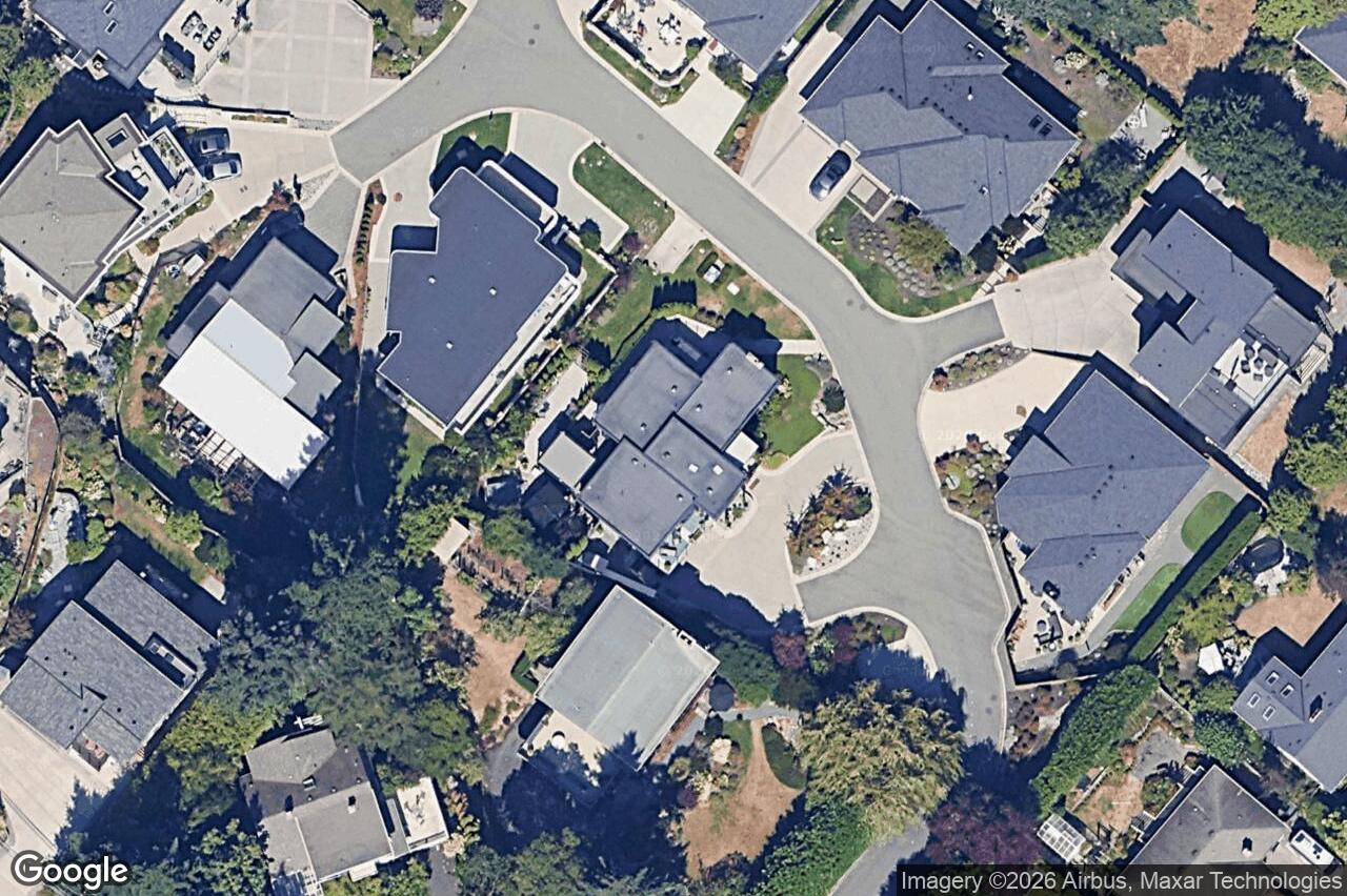 Aerial view of 2491 Cadboro Heights Lane, Saanich
