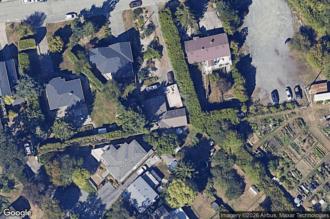 Aerial view of 631 Kent Rd, Saanich