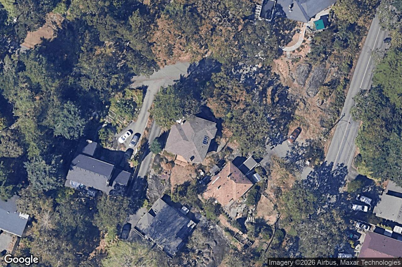 Aerial view of 1007 Laburnum Rd, Saanich