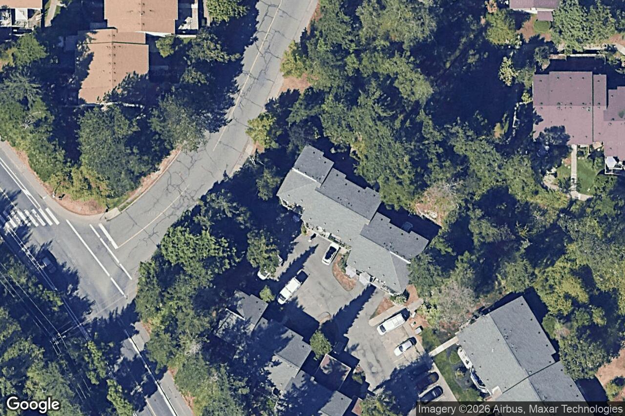 Aerial view of 590 Carnation Pl, Saanich