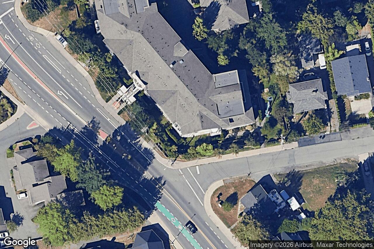 Aerial view of 211 – 3915 Carey Rd, Saanich