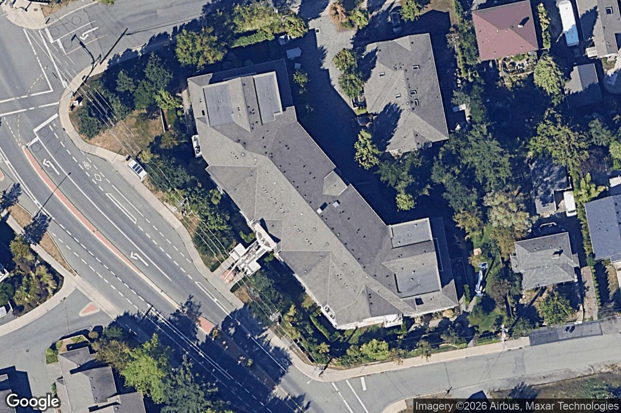 Aerial view of 307 – 3915 Carey Rd, Saanich