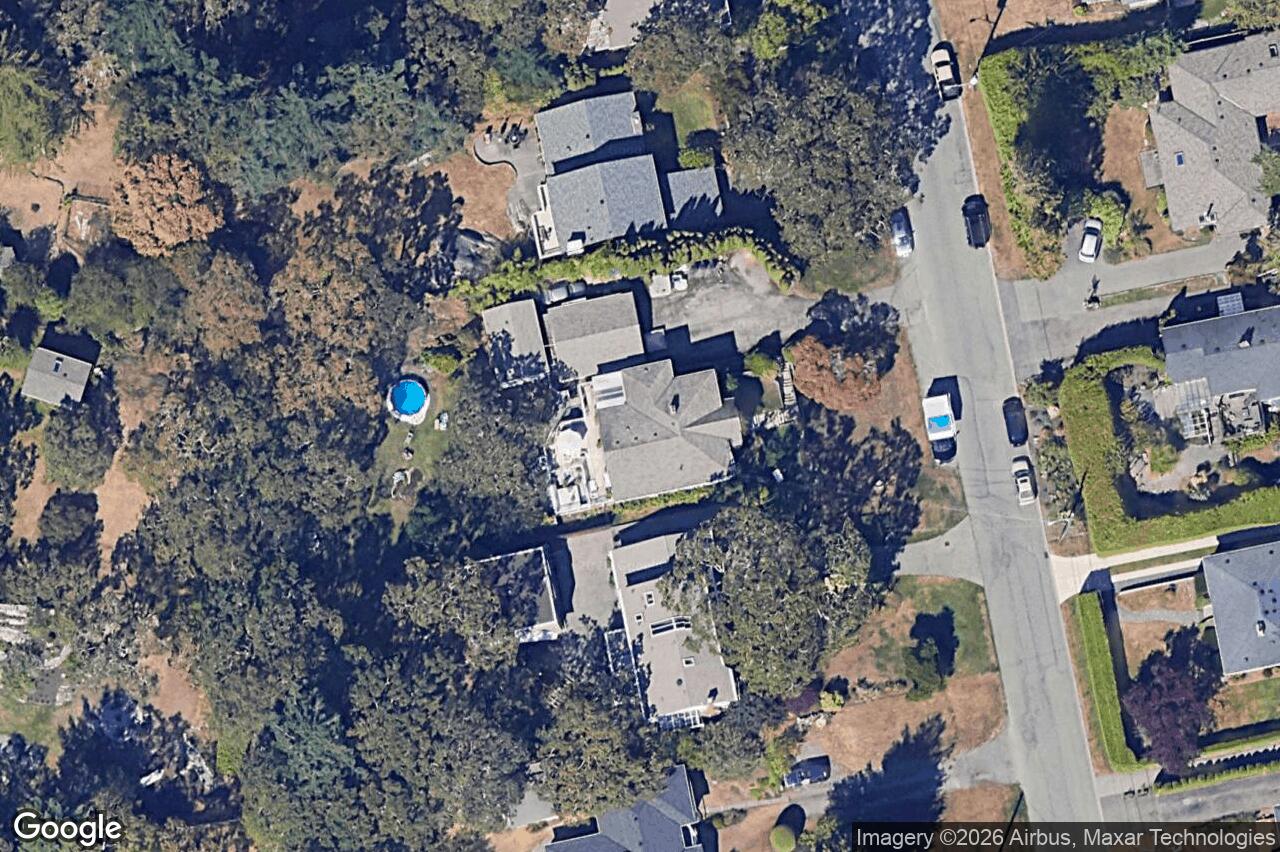 Aerial view of 3900 Ascot Dr, Saanich