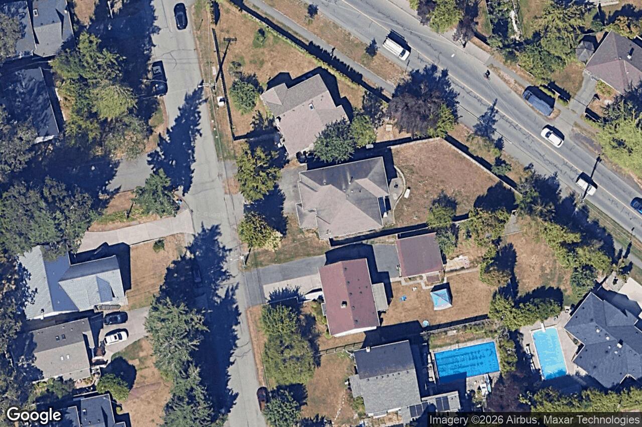 Aerial view of 3859 Epsom Dr, Saanich