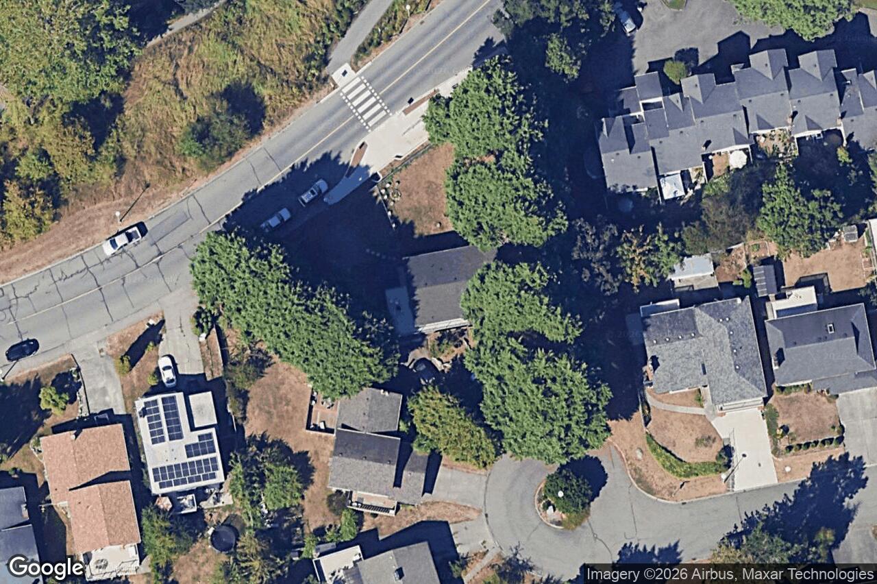 Aerial view of 3948 Raymond St, Saanich