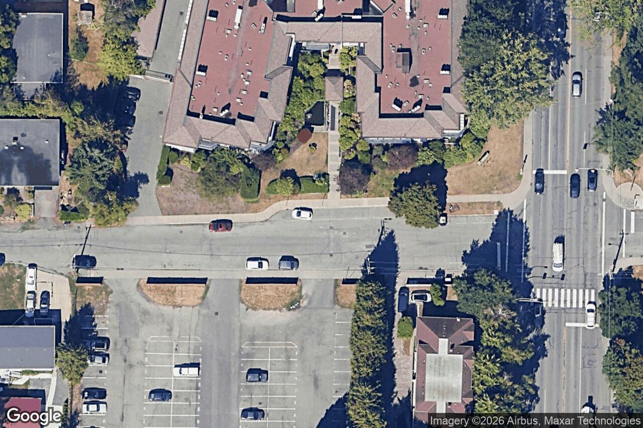 Aerial view of 201 – 3900 Shelbourne St, Saanich