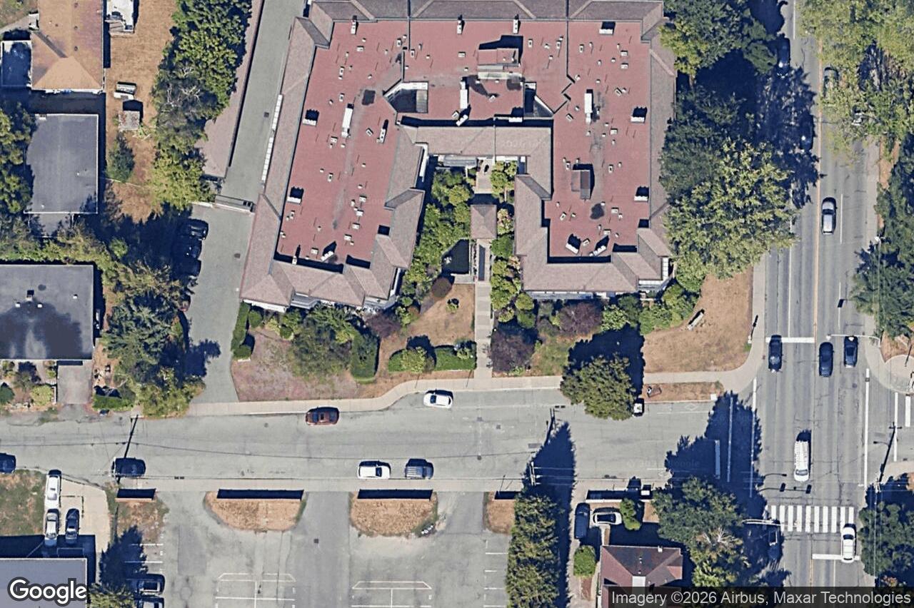 Aerial view of 104 – 3900 Shelbourne St, Saanich