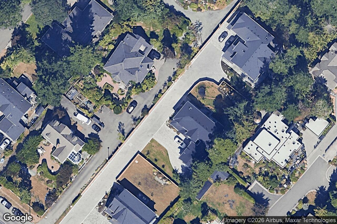 Aerial view of 2580 Sherwood Lane, Saanich