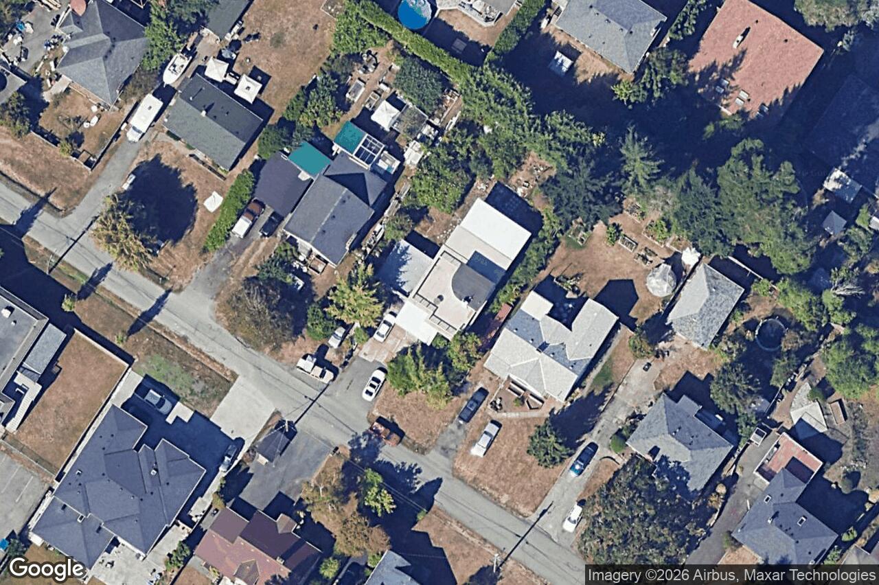 Aerial view of 764 Jasmine Ave, Saanich