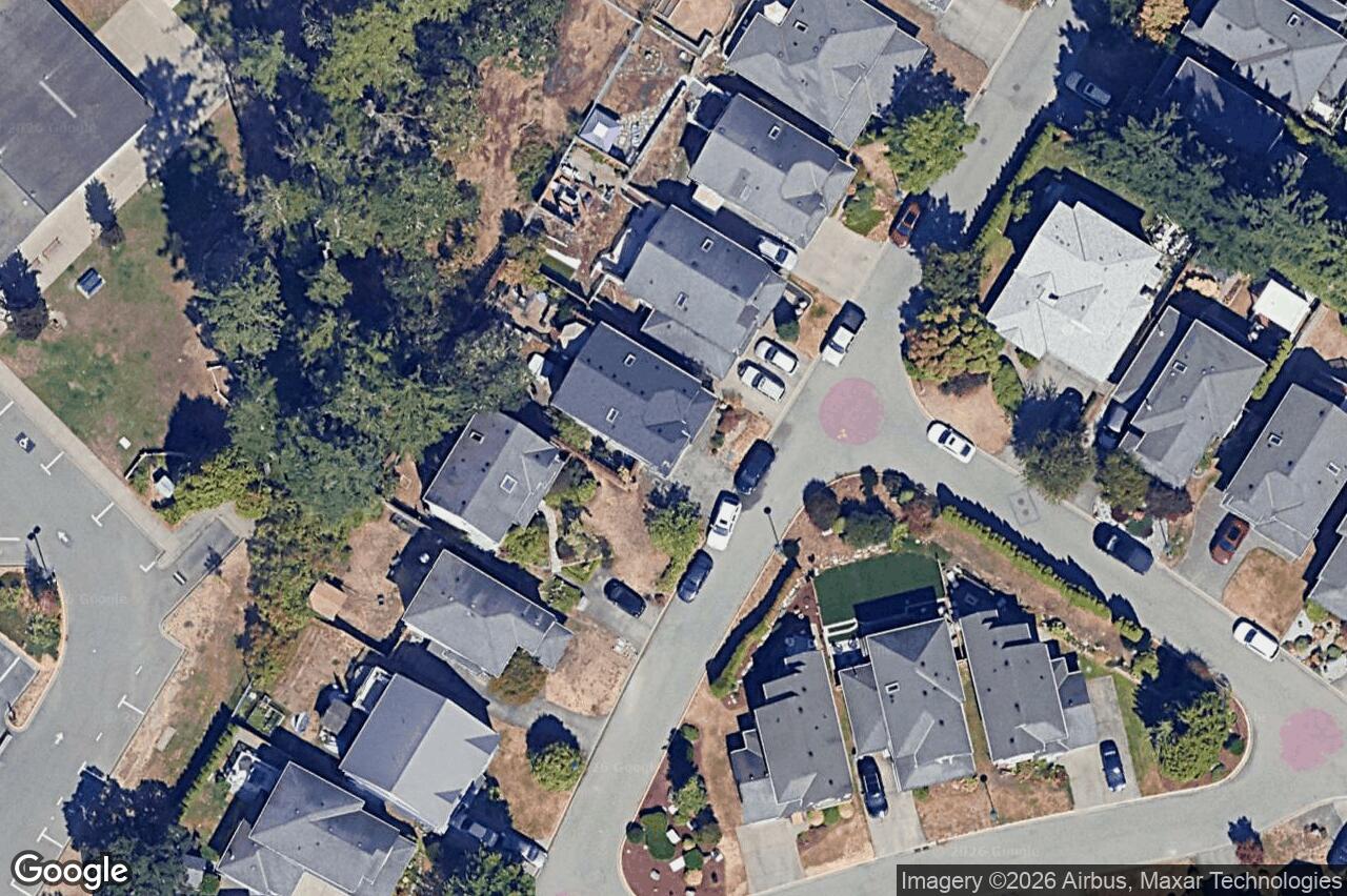 Aerial view of 8 Newstead Cres, View Royal