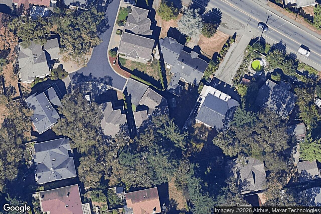 Aerial view of 3927 Druce Lane, Saanich