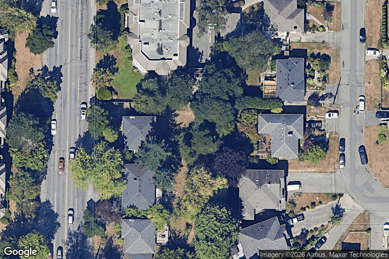 Aerial view of 208 – 3921 Shelbourne St, Saanich