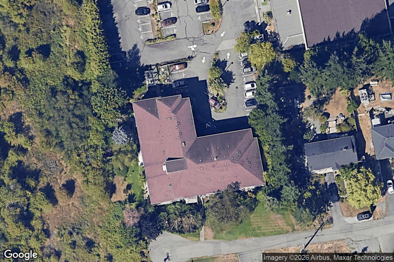 Aerial view of 102 – 651 Jolly Pl, Saanich