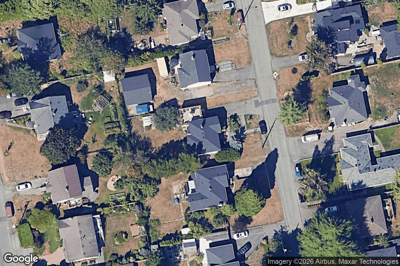 Aerial view of 3938 Winton St, Saanich