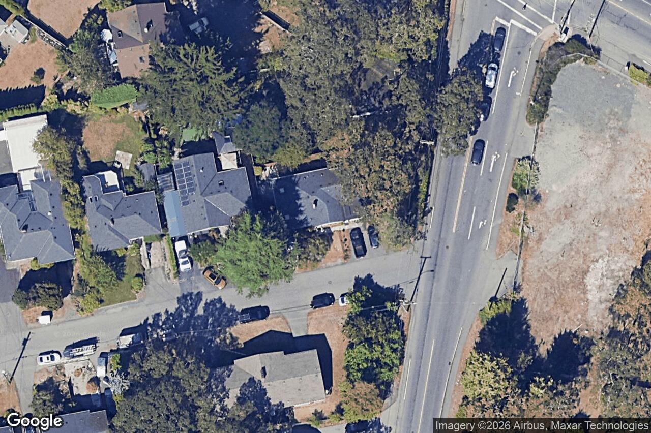 Aerial view of 1296 Downham Pl, Saanich