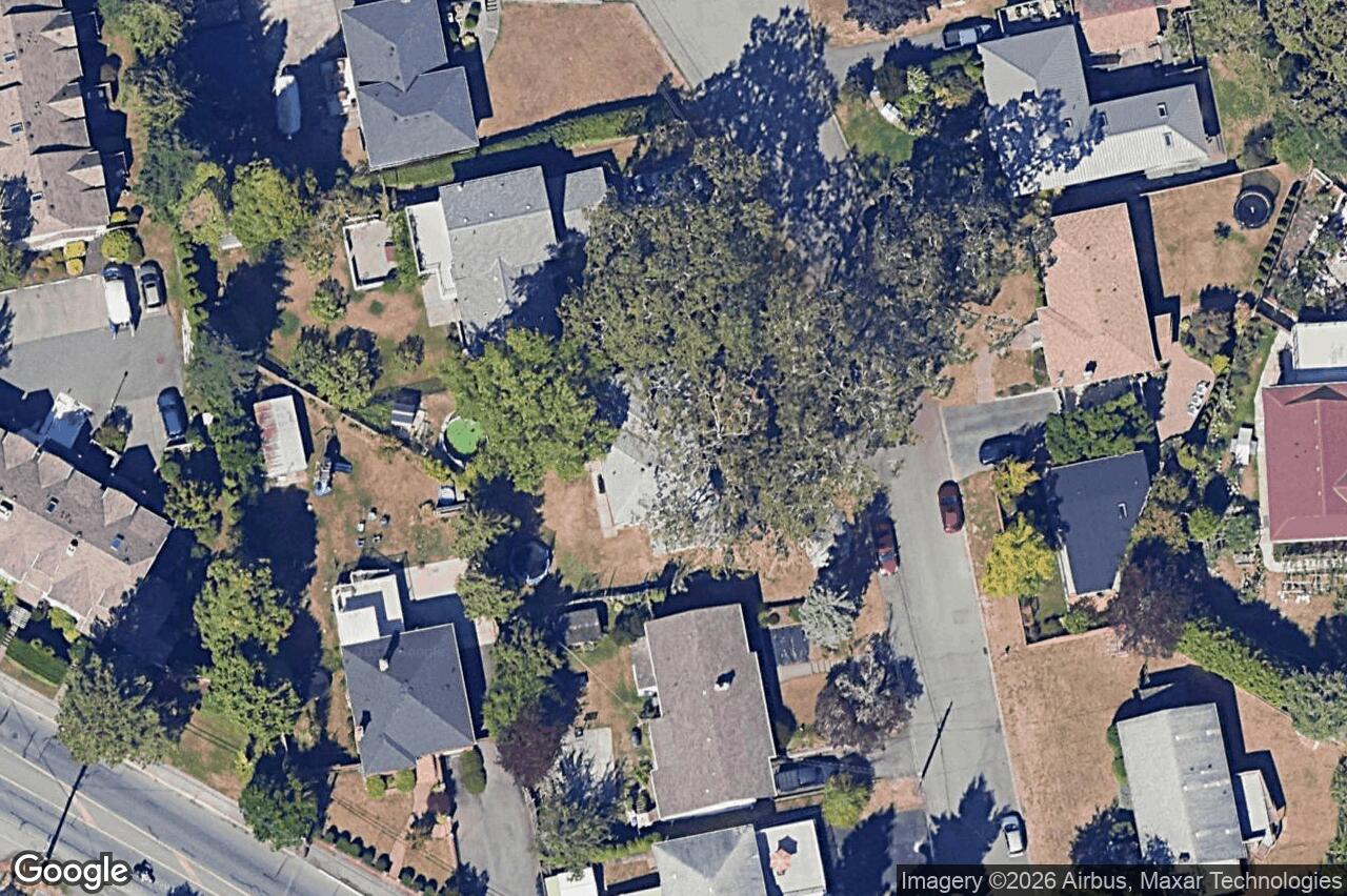 Aerial view of 3938 Marjean Pl, Saanich