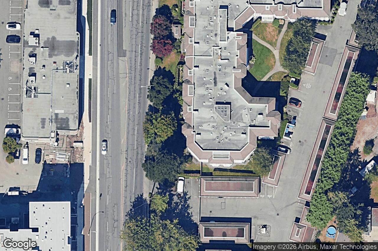 Aerial view of 102 – 3931 Shelbourne St, Saanich